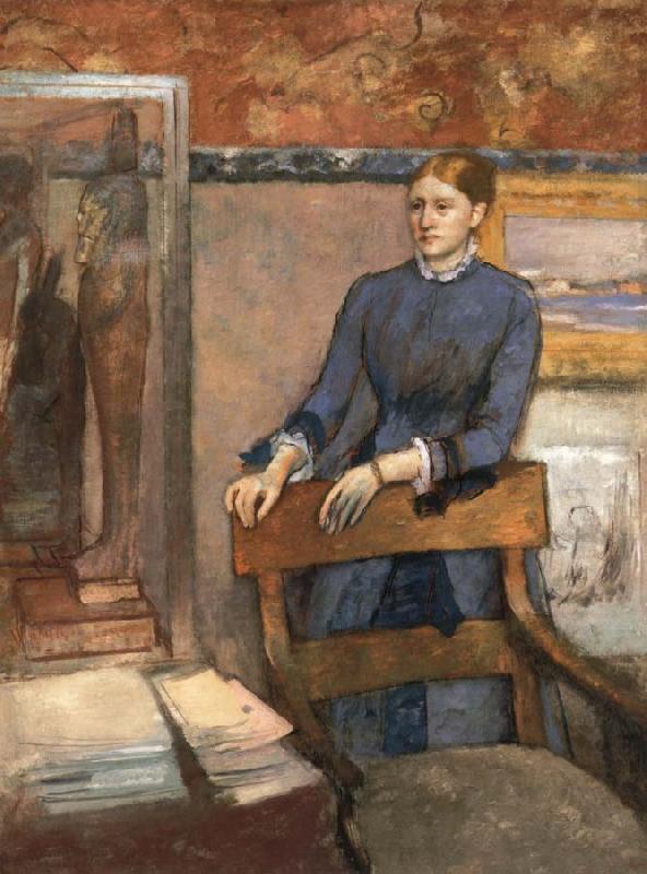 Edgar Degas Helene Rouart in her Father-s study